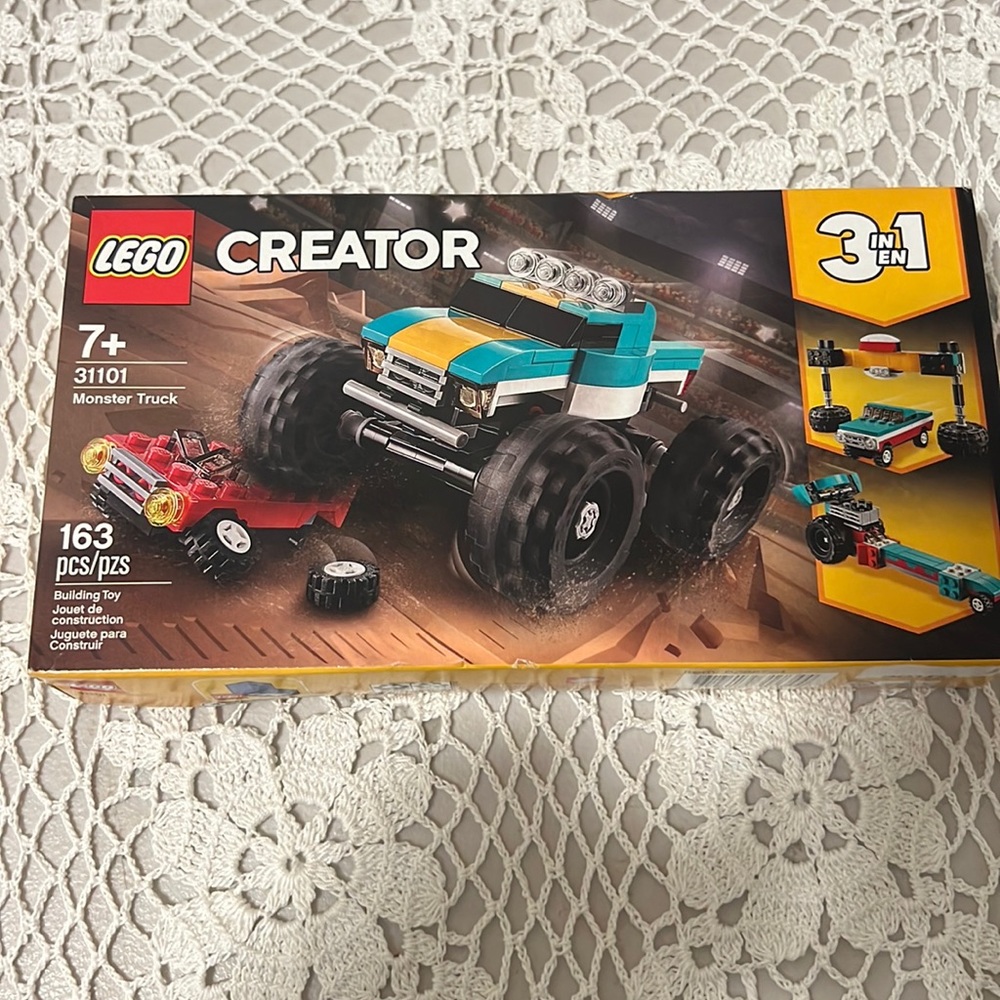 NEW monster truck Lego set